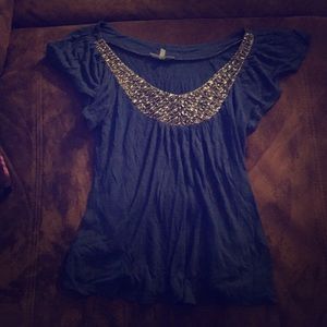 Blue blouse